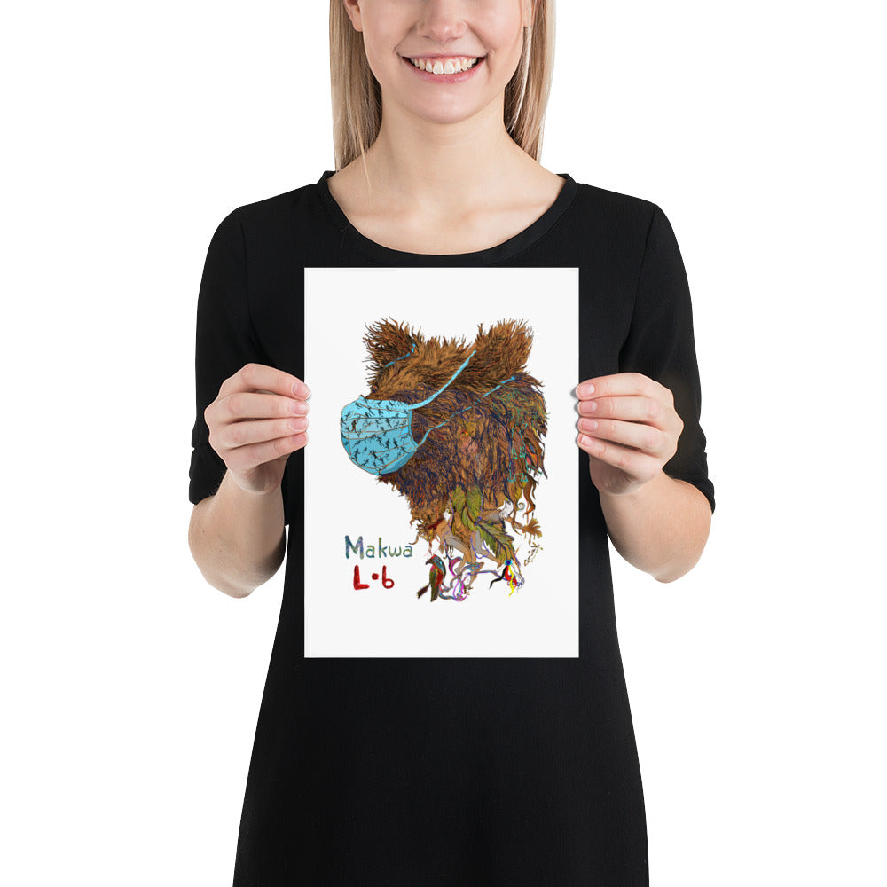 Makwa Poster - Artist Bruce Barry