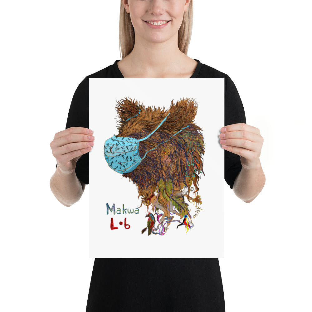 Makwa Poster - Artist Bruce Barry