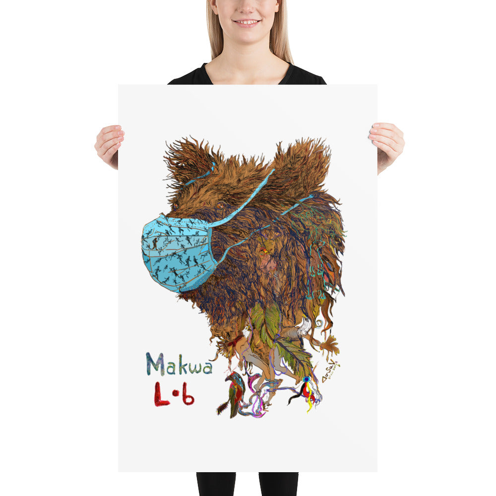 Makwa Poster - Artist Bruce Barry