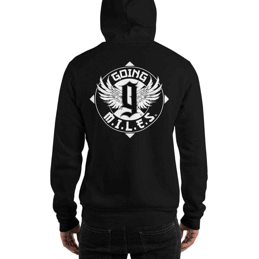 Going Miles Black Hoodie
