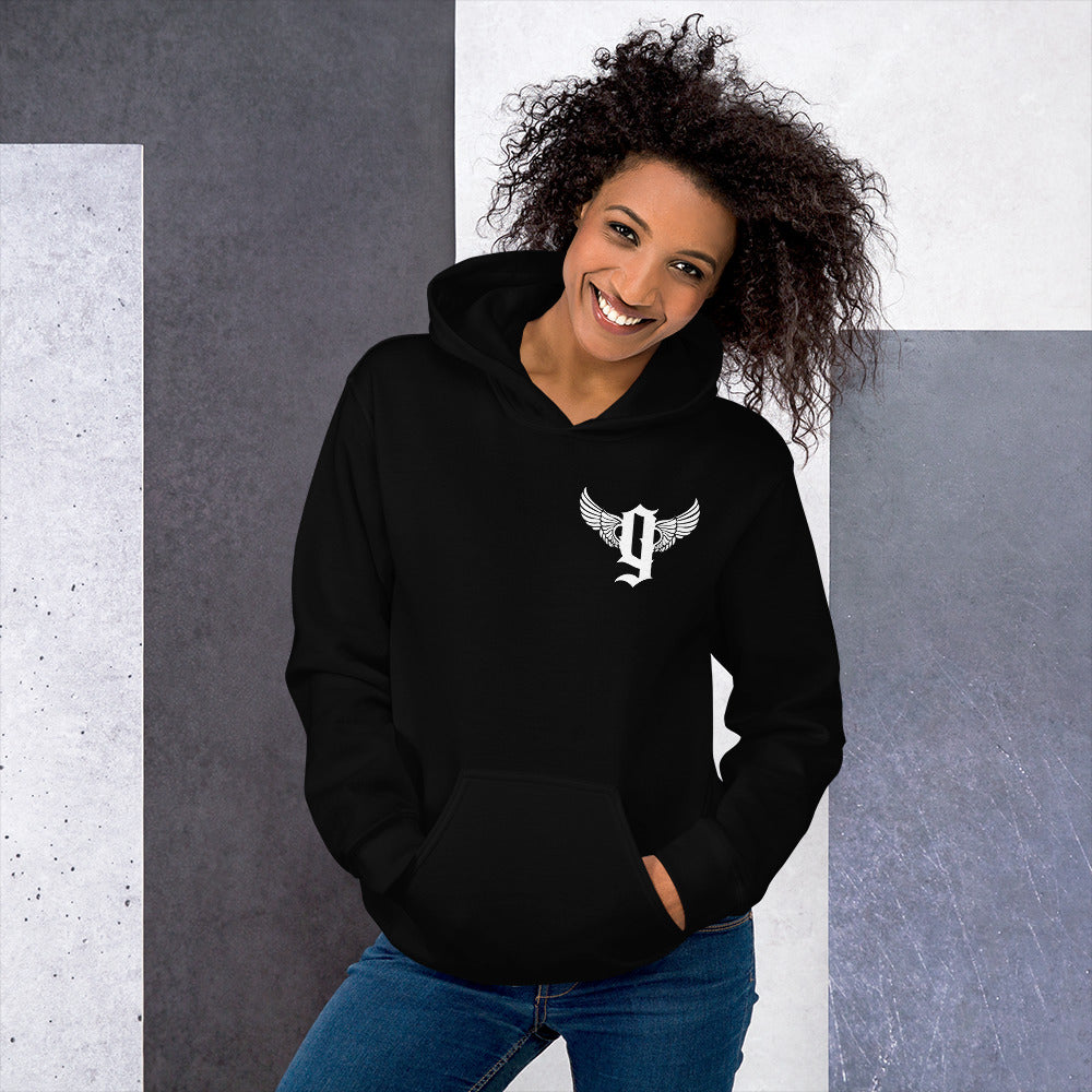 Going Miles Black Hoodie