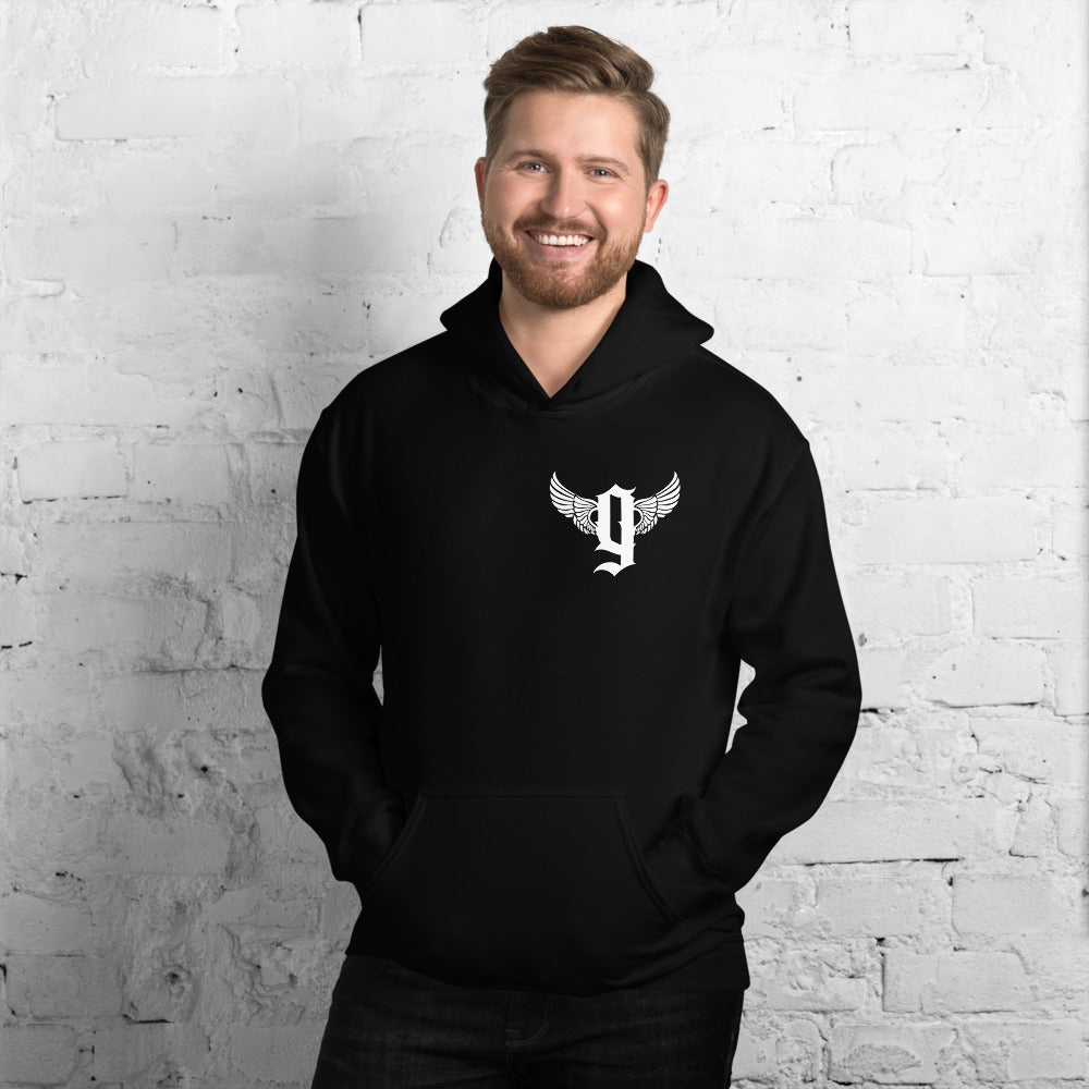 Going Miles Black Hoodie