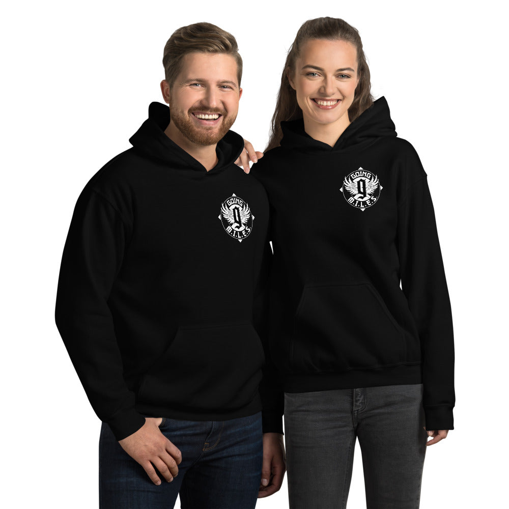 Going Miles Black Hoodie