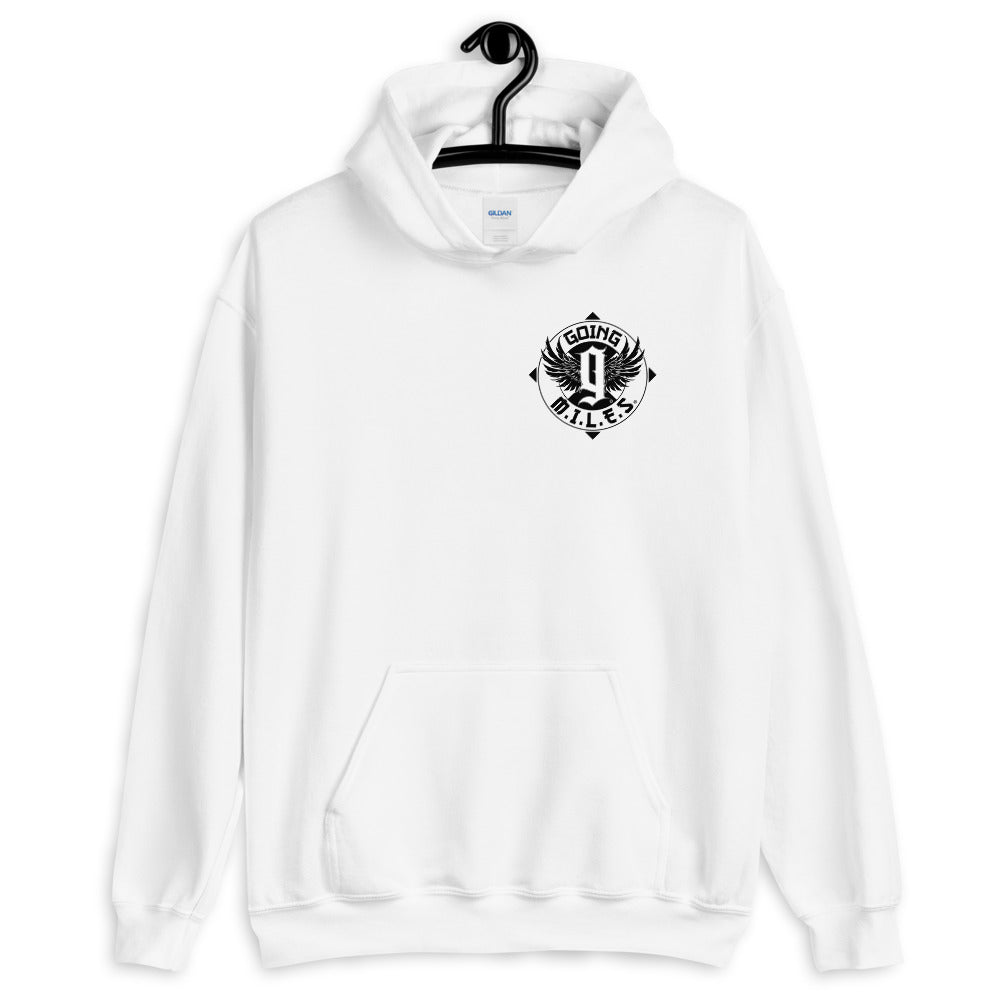 Going Miles White Hoodie