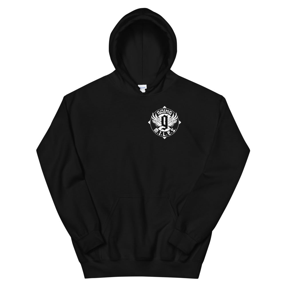Going Miles Black Hoodie
