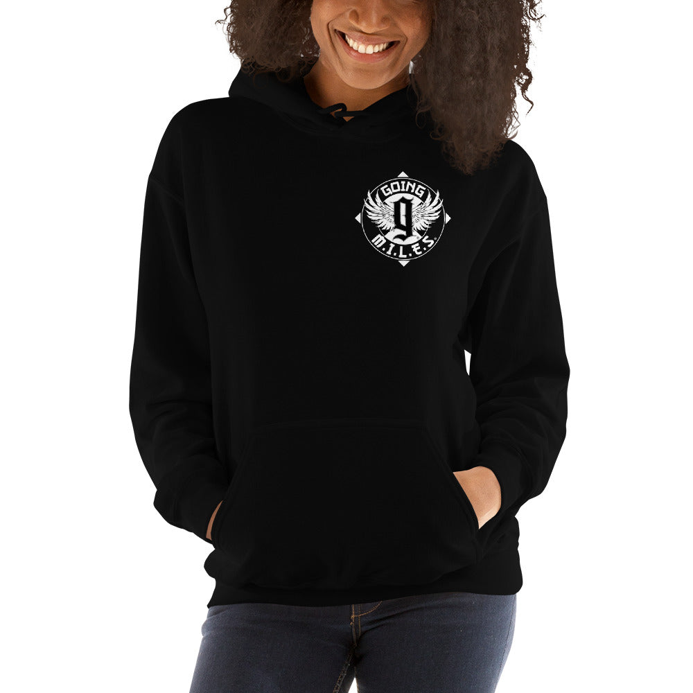 Going Miles Black Hoodie