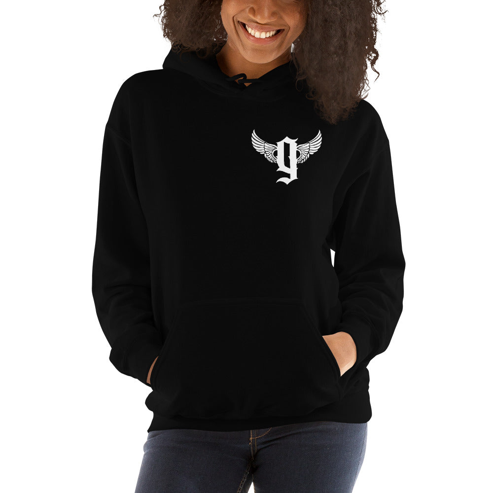 Going Miles Black Hoodie
