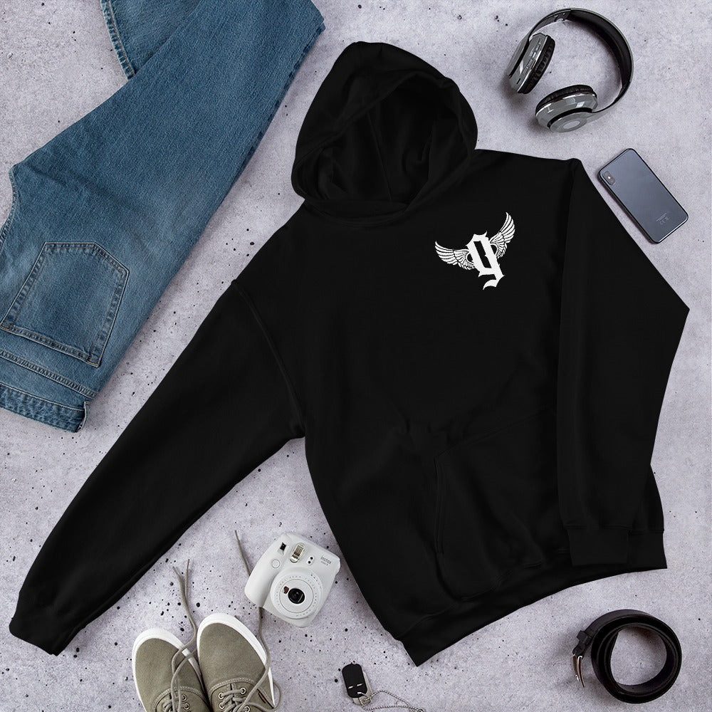 Going Miles Black Hoodie