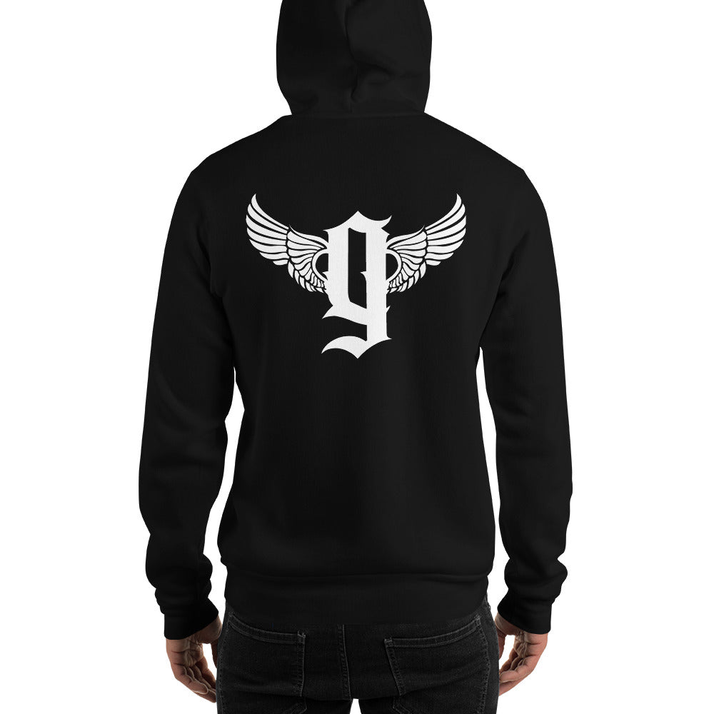 Going Miles Black Hoodie
