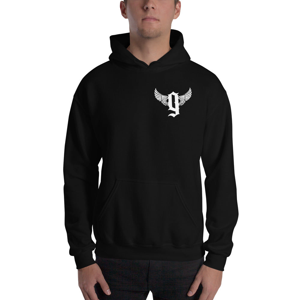 Going Miles Black Hoodie
