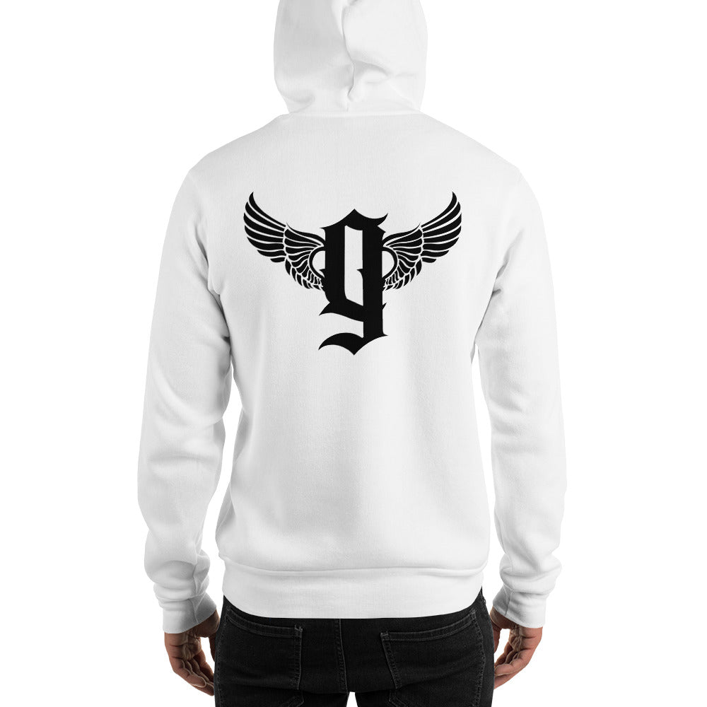 Going Miles White Hoodie
