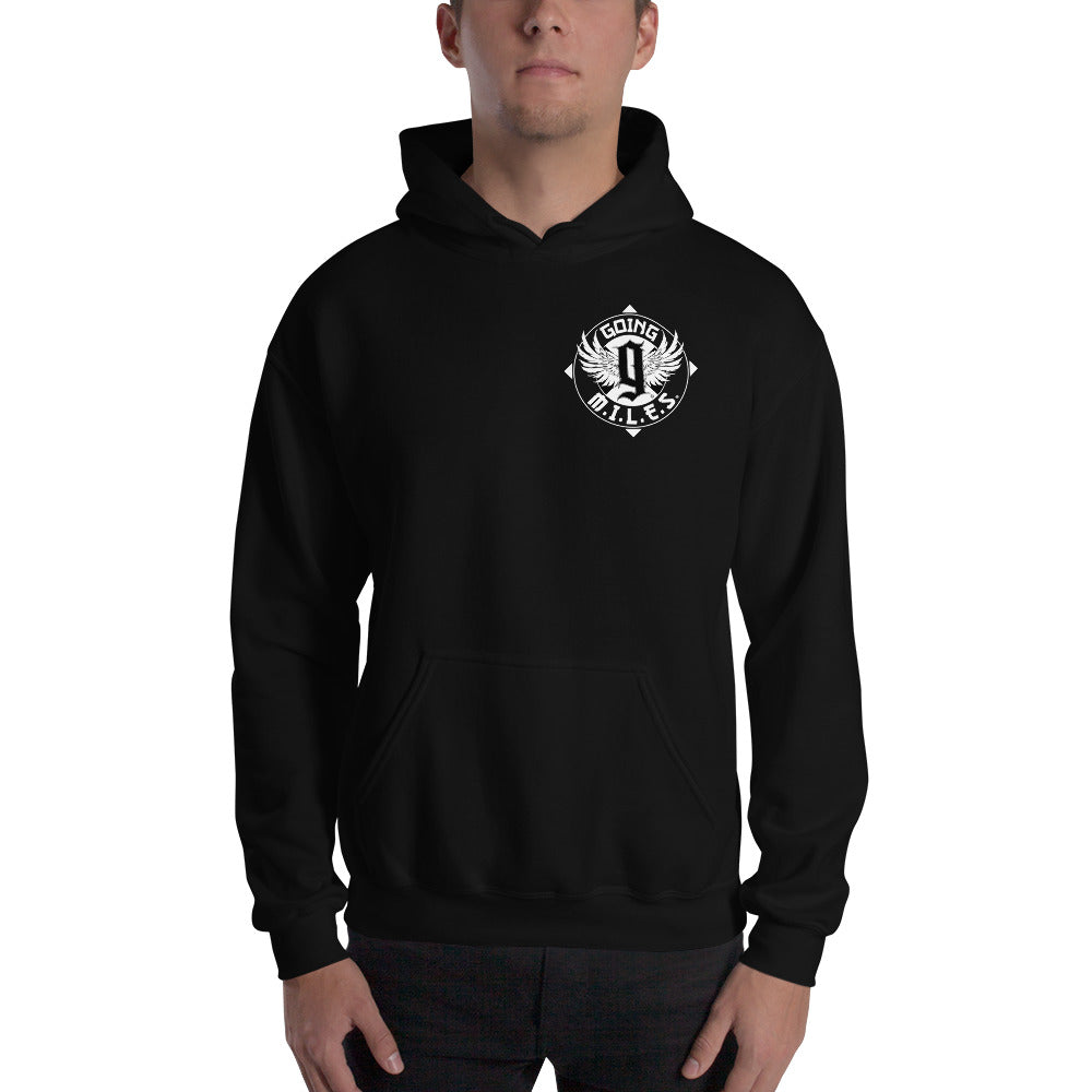 Going Miles Black Hoodie